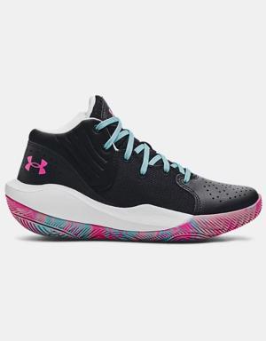 Grade School UA Jet '21 Basketball Shoes