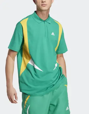 Adidas Colourblock Polo Shirt Tee