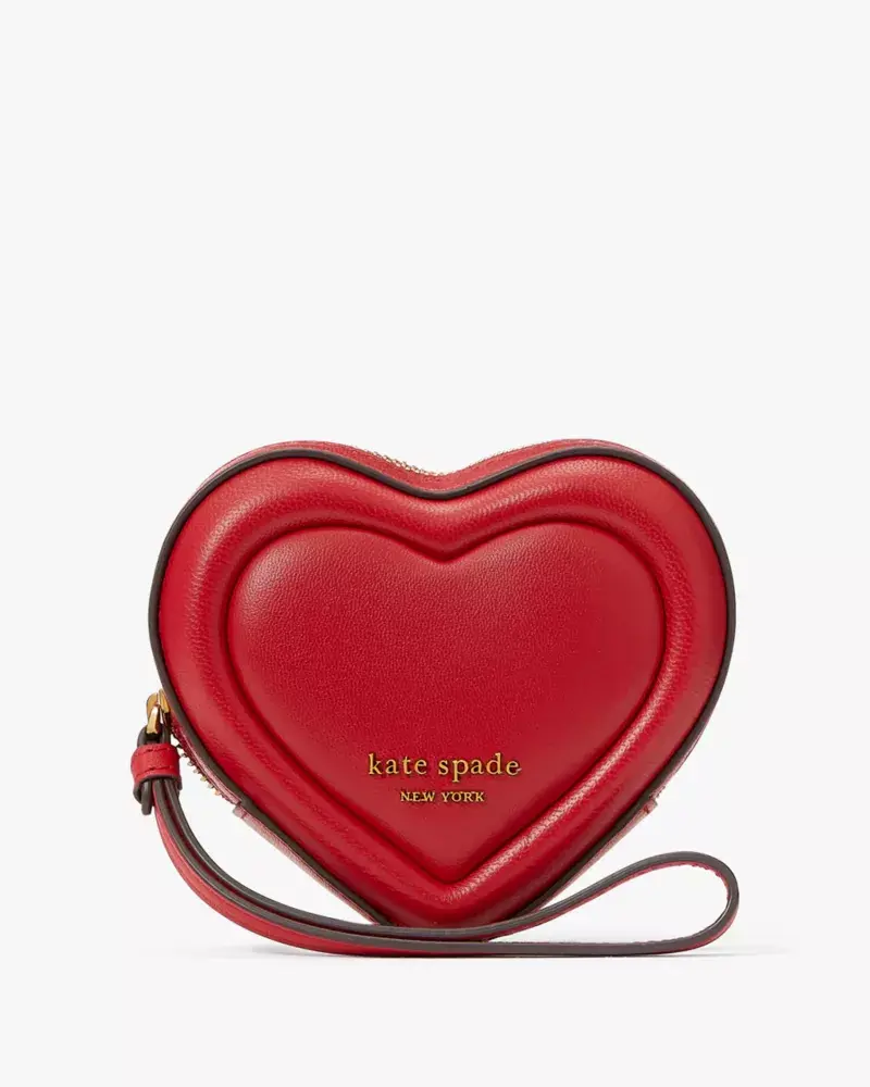 Kate Spade Pitter Patter Heart Convertible Coin Purse. 1