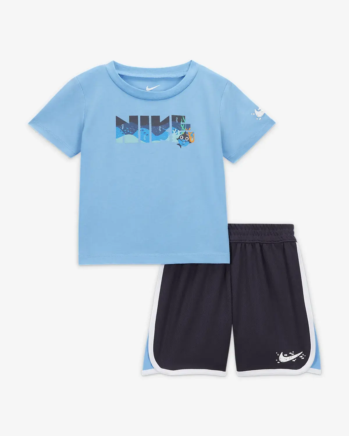 Nike Sportswear Coral Reef Mesh Shorts Set. 1