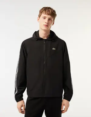 Men’s Lacoste Short Recycled Polyester Track Jacket