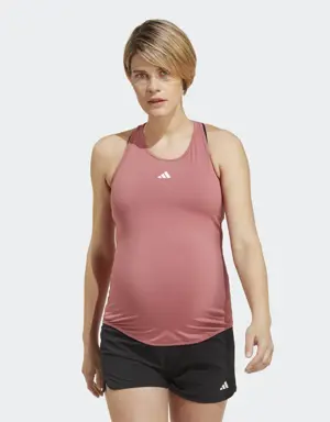 Adidas AEROREADY Train Essentials Slim-Fit Tank Top (Maternity). 2