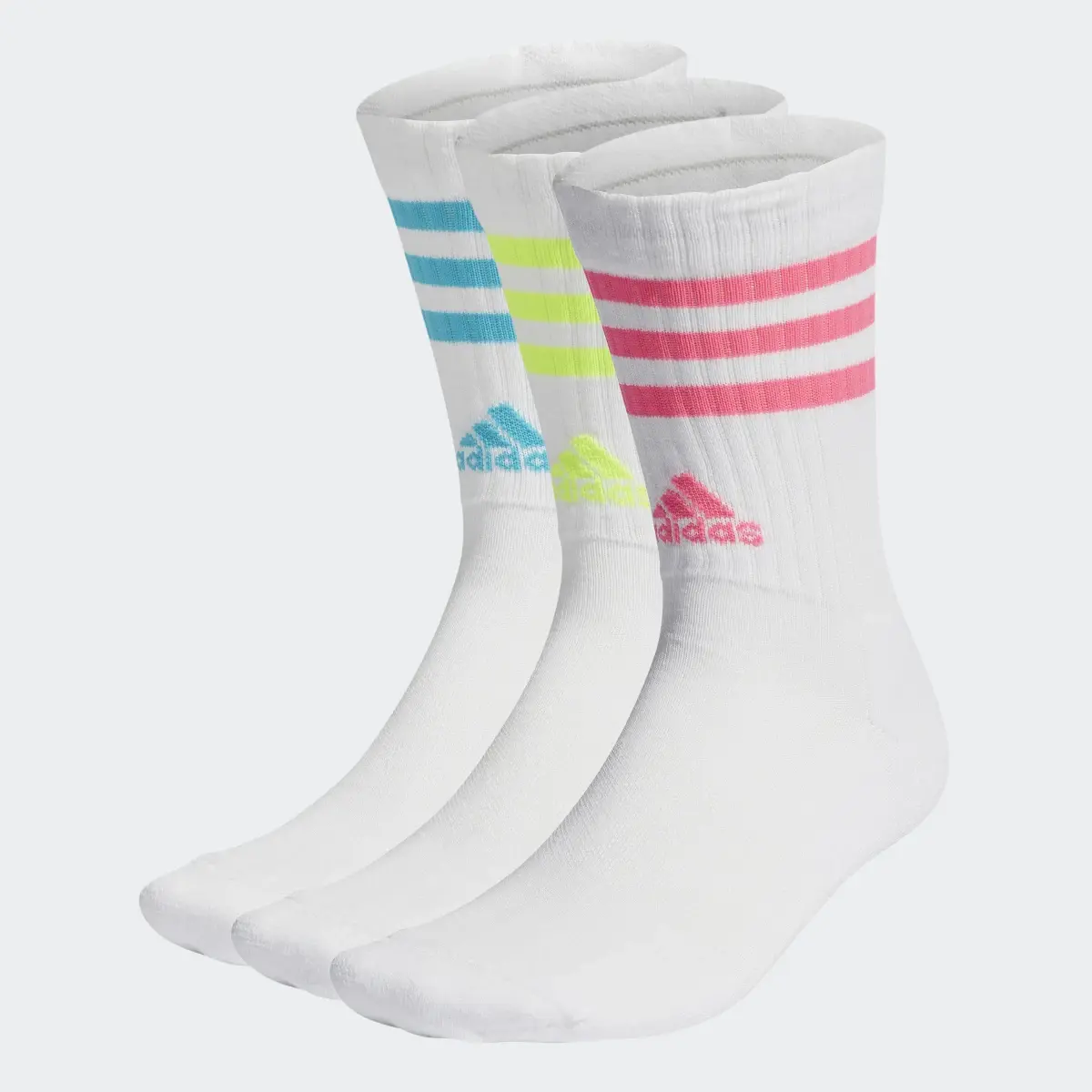 Adidas Chaussettes matelassées 3-Stripes (3 paires). 2