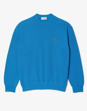 Men’s Lacoste Round Neck Organic Cotton Sweater