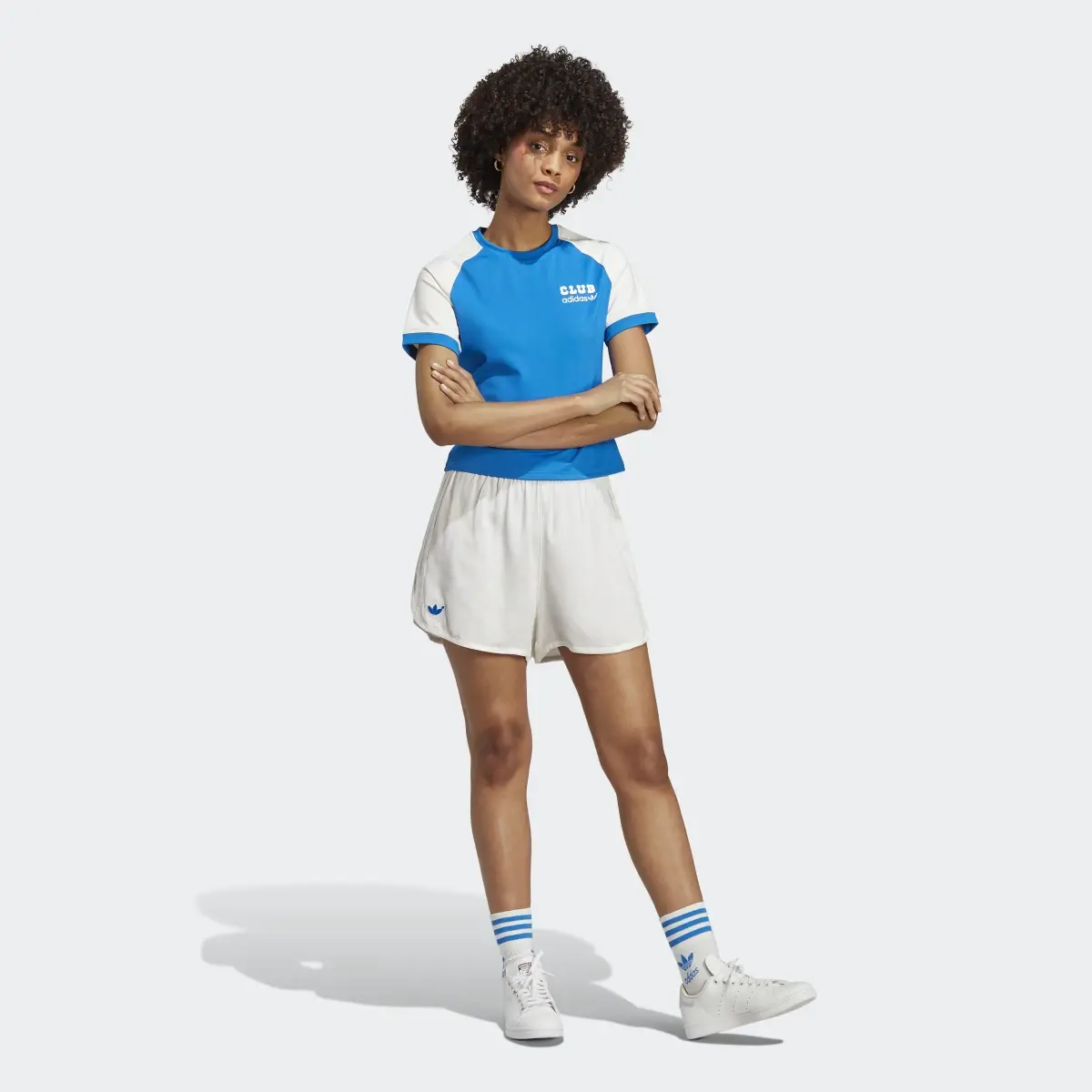 Adidas Blue Version Club Shorts. 3