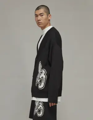 Y-3 Logo Knit Cardigan