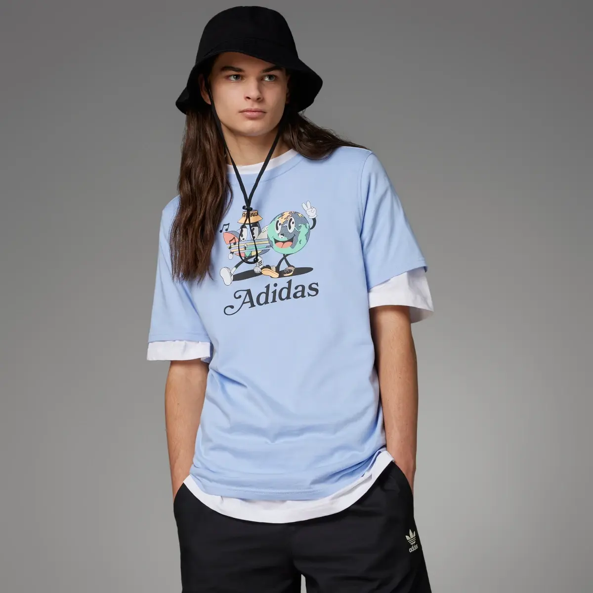 Adidas Enjoy Summer Graphic T-Shirt. 1