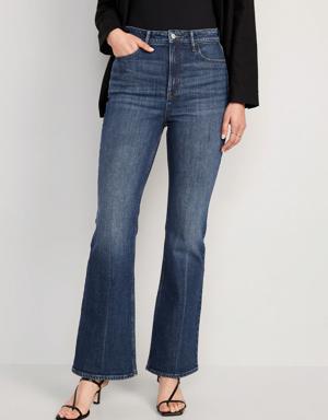 Old Navy Extra High-Waisted Flare Jeans blue