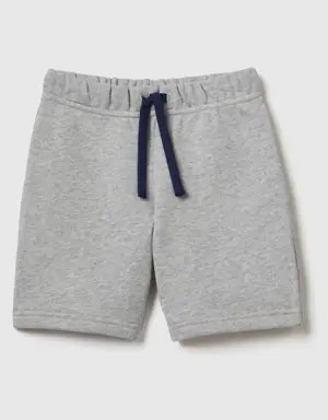 bermudas in 100% organic cotton sweat