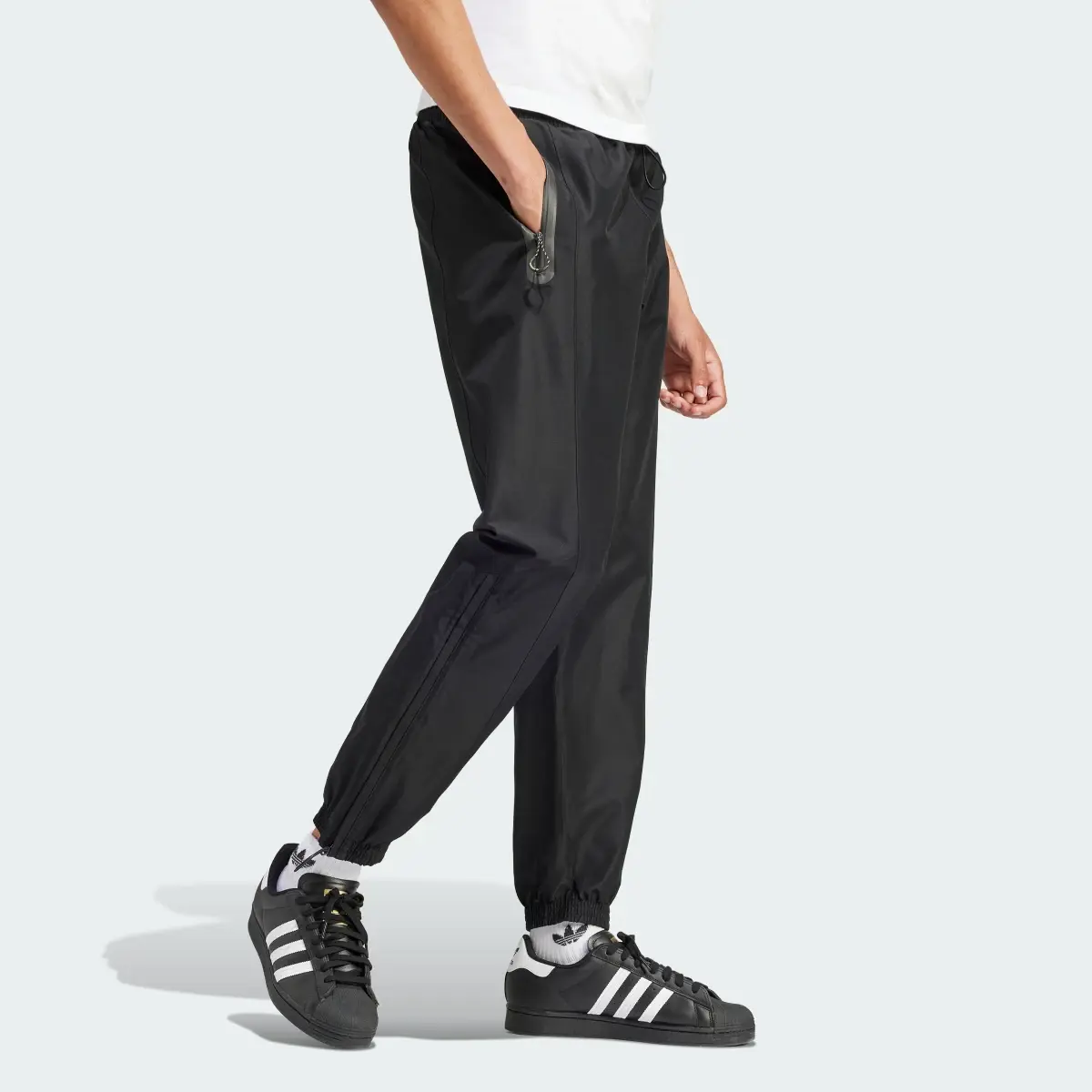 Adidas Doubleknit Tracksuit Bottoms and Overlay. 3