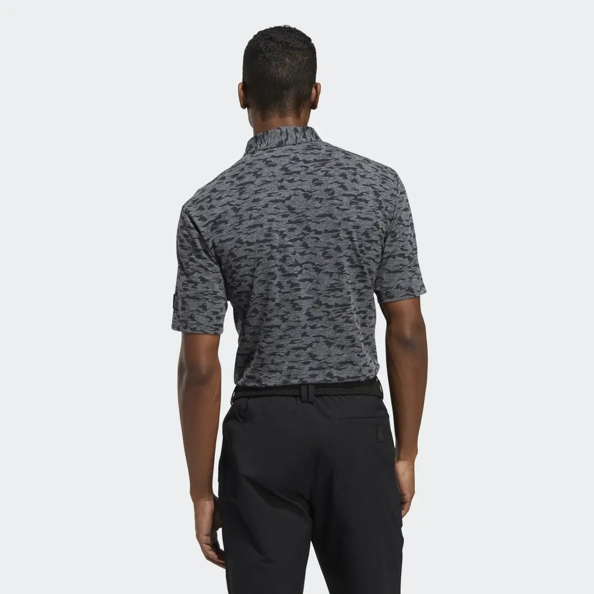 Adidas Go-To Camo-Print Golf Polo Shirt. 3