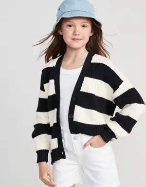 Cocoon Cardigan for Girls blue