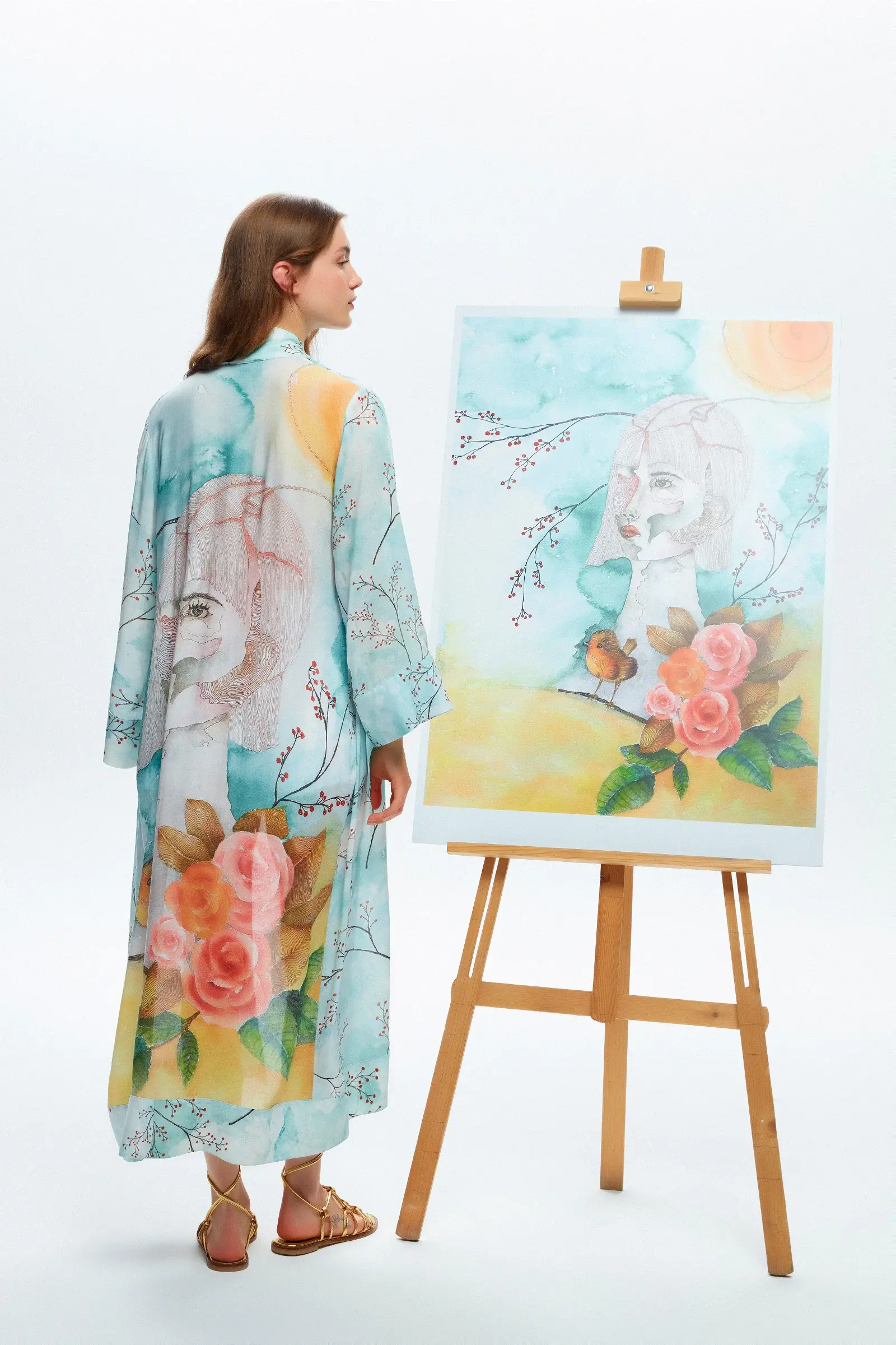 Adl & For Art Robin'in Düş Bahçesi Kimono. 2