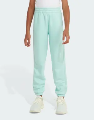 Elastic Waistband 3-Stripe Cotton Fleece Jogger