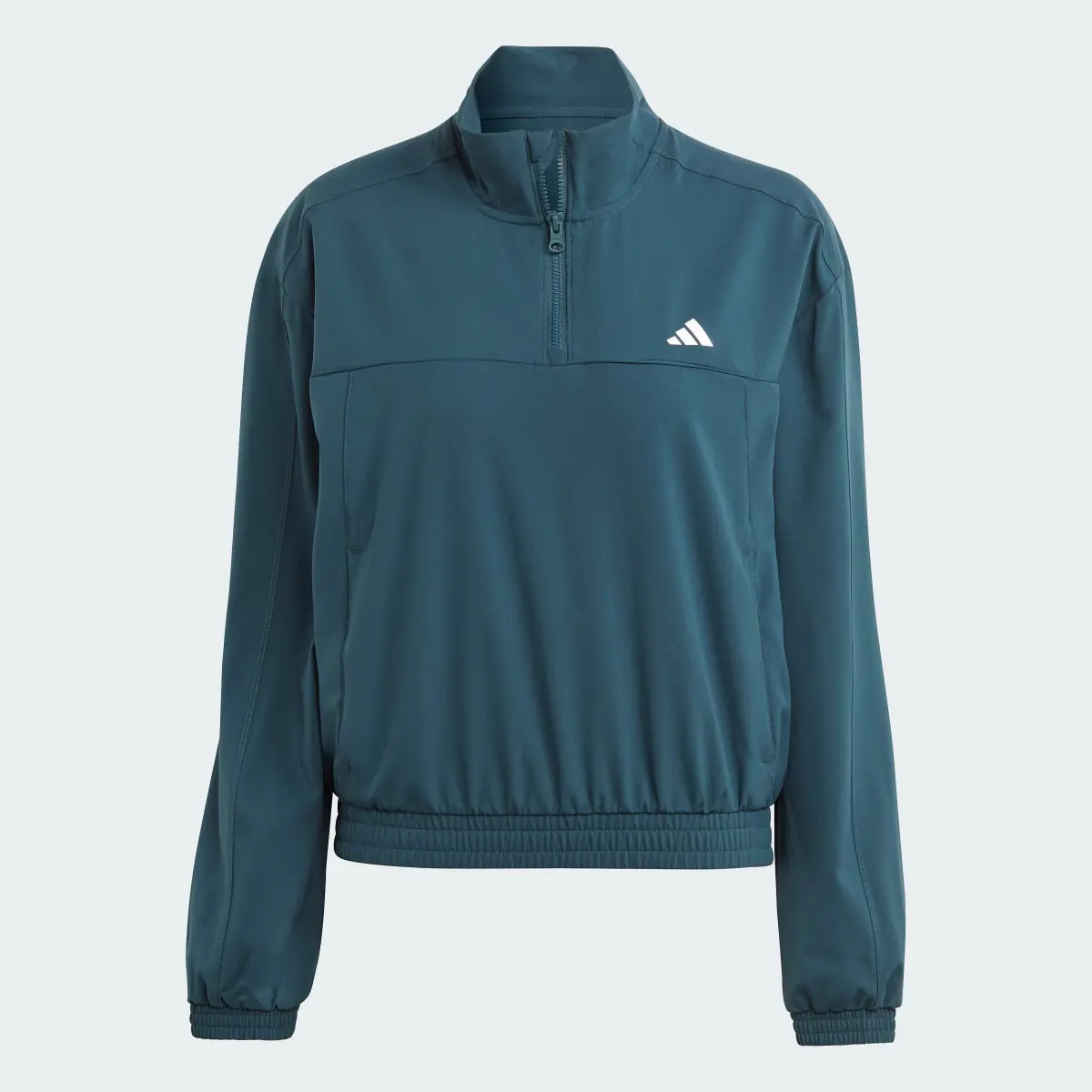 Adidas AEROREADY Train Essentials Woven Quarter-Zip Track Jacket. 3