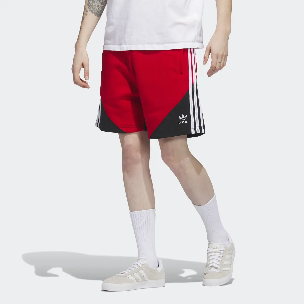 Adidas SST Fleece Shorts. 1