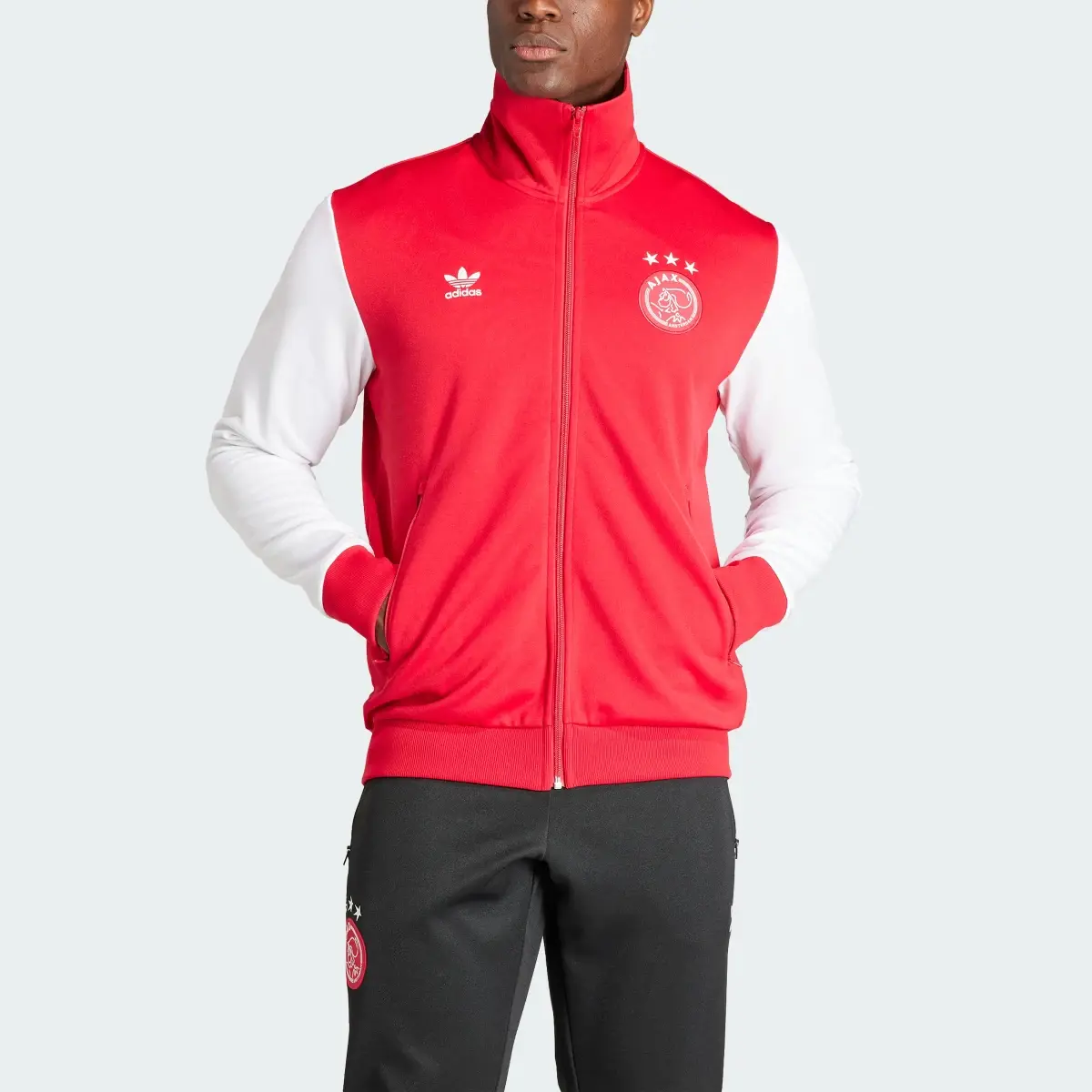 Adidas Bluza dresowa Ajax Amsterdam Essentials Trefoil. 1