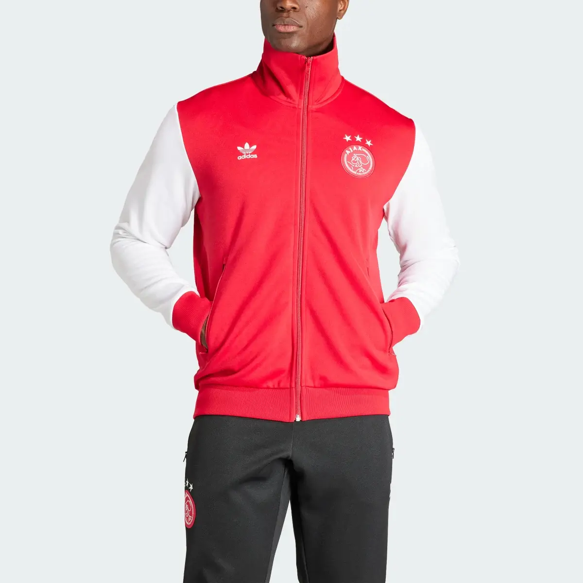 Adidas Veste de survêtement Trèfle Ajax Amsterdam Essentials. 1