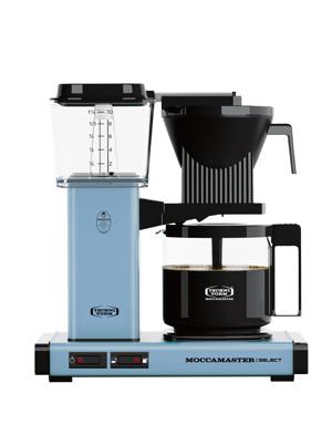 Cam Potlu Pastel Mavi Select Filtre Kahve Makinesi