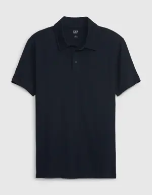 Refined Pique Polo Shirt blue