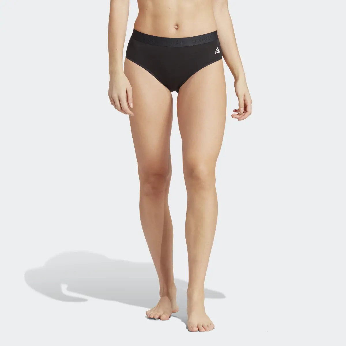 Adidas Active Comfort Flex Cotton Scoop Bikini Briefs 2 Pack. 1