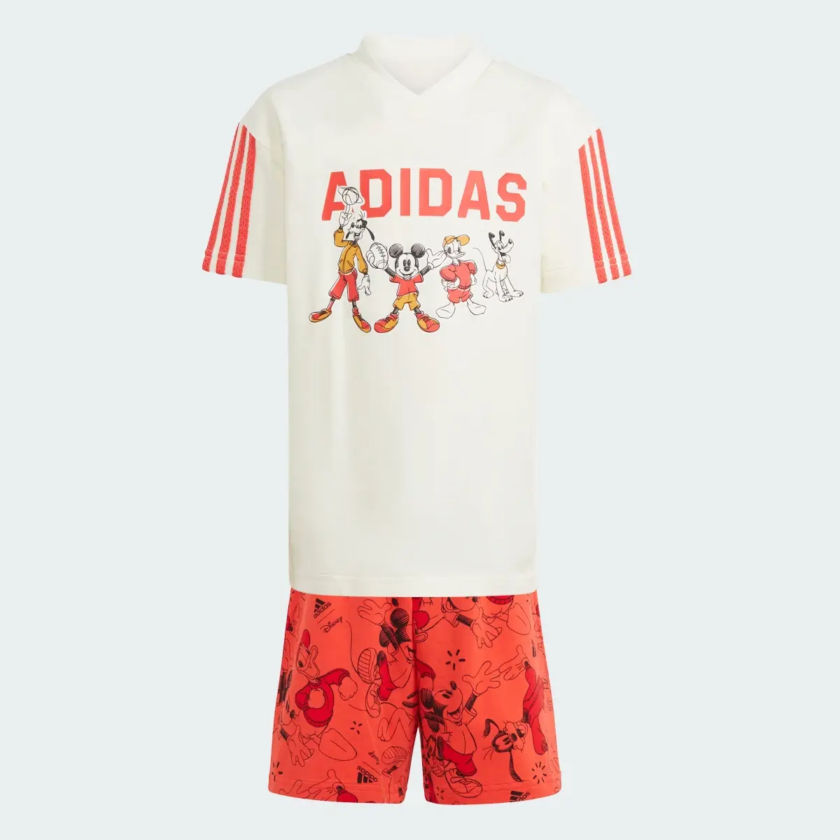 Adidas x Disney Micky Maus T-Shirt-Set. 1