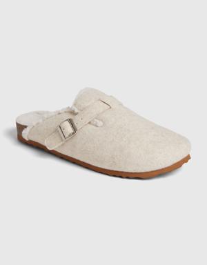 Sherpa Clogs beige