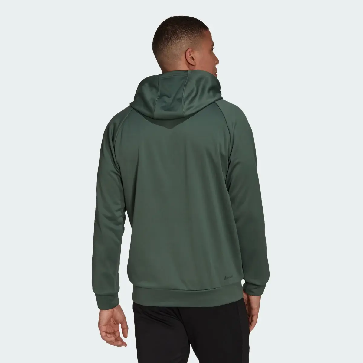 Adidas AEROREADY Game and Go Big Logo Hoodie. 3