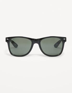 Thick Wayfarer-Frame Sunglasses black