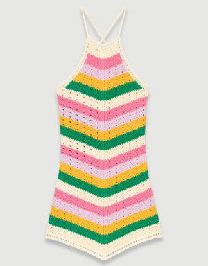 Multicolored knit dress Add to my wishlist Votre article a été ajouté à la wishlist Votre article a été retiré de la wishlist