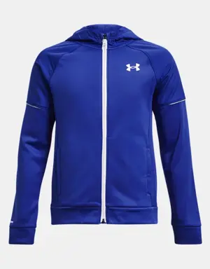 Boys' UA Storm Armour Fleece® Full-Zip Hoodie