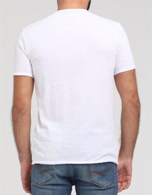 Target Erkek V Yaka Patlı T-Shirt Siyah
