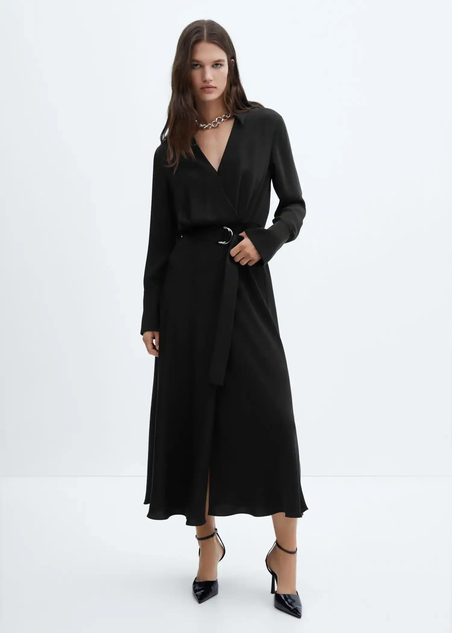 Mango Robe fluide boucle. 2