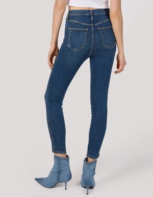 760 Diana Süper Slim Fit Yüksek Bel Dar Paça Mavi Kadın Jean Pantolon