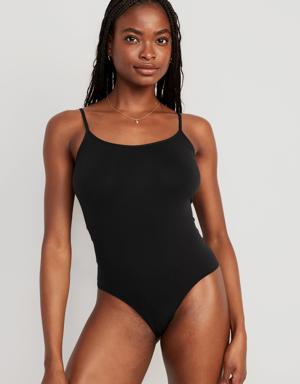 Old Navy Seamless Cami Bodysuit for Women black