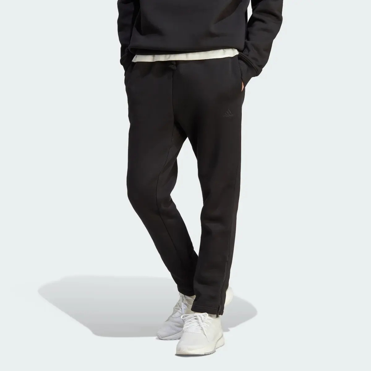 Adidas All SZN Fleece Tapered Pants. 1