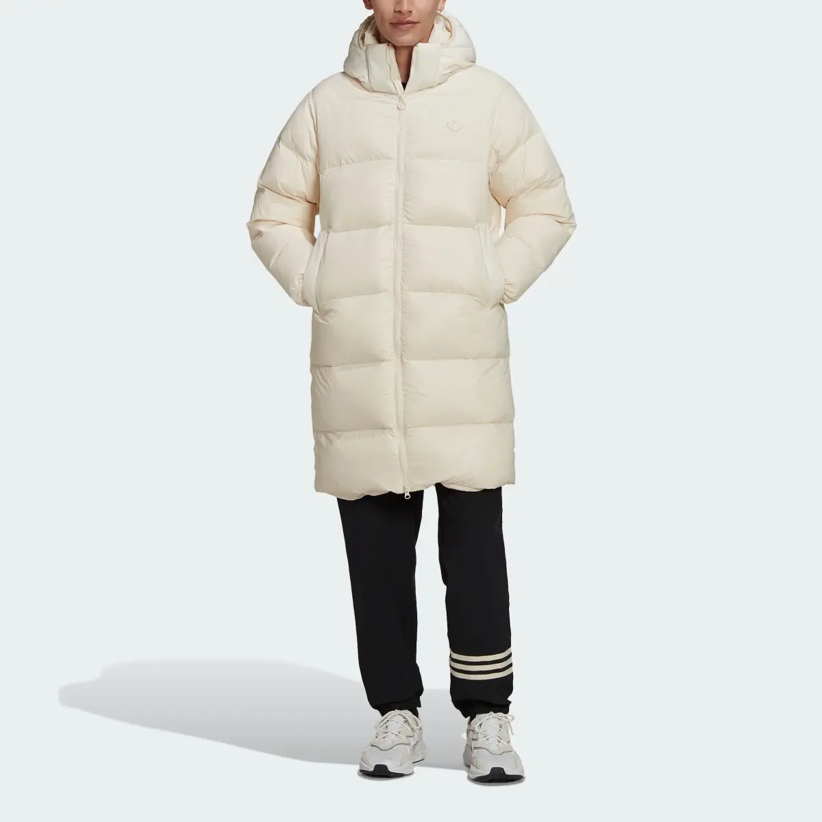 Adidas Down Regen 3/4 Puffer Jacket. 1