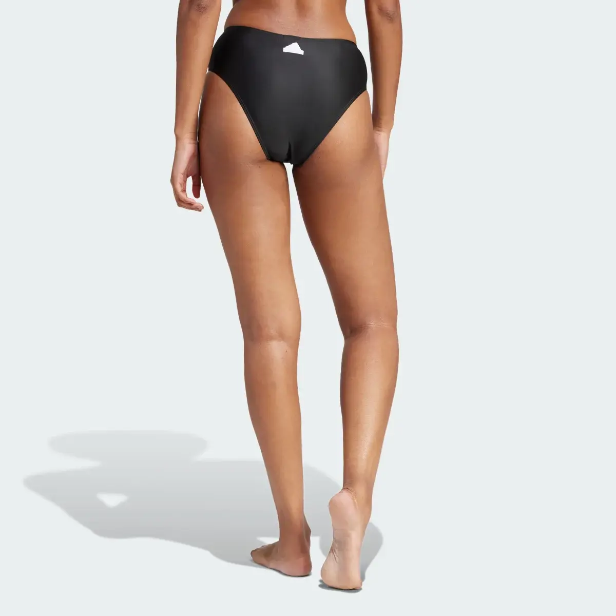 Adidas Iconisea High-Waist Bikini Bottoms. 2