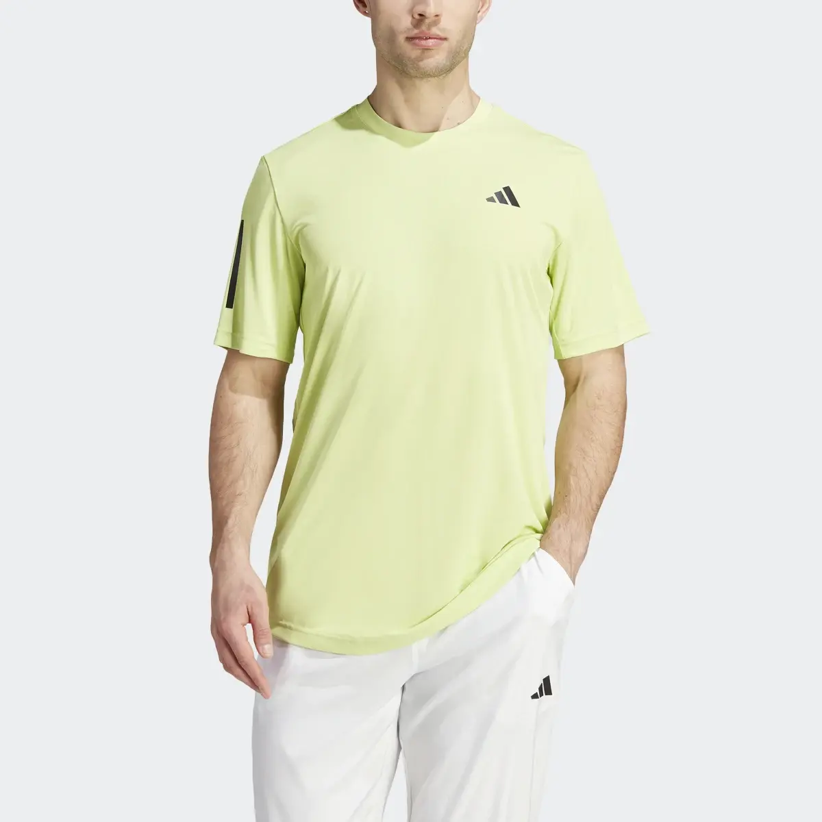 Adidas Club 3-Stripes Tennis Tee. 1