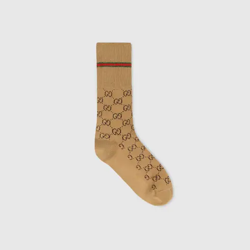 Gucci GG cotton socks with Web. 1