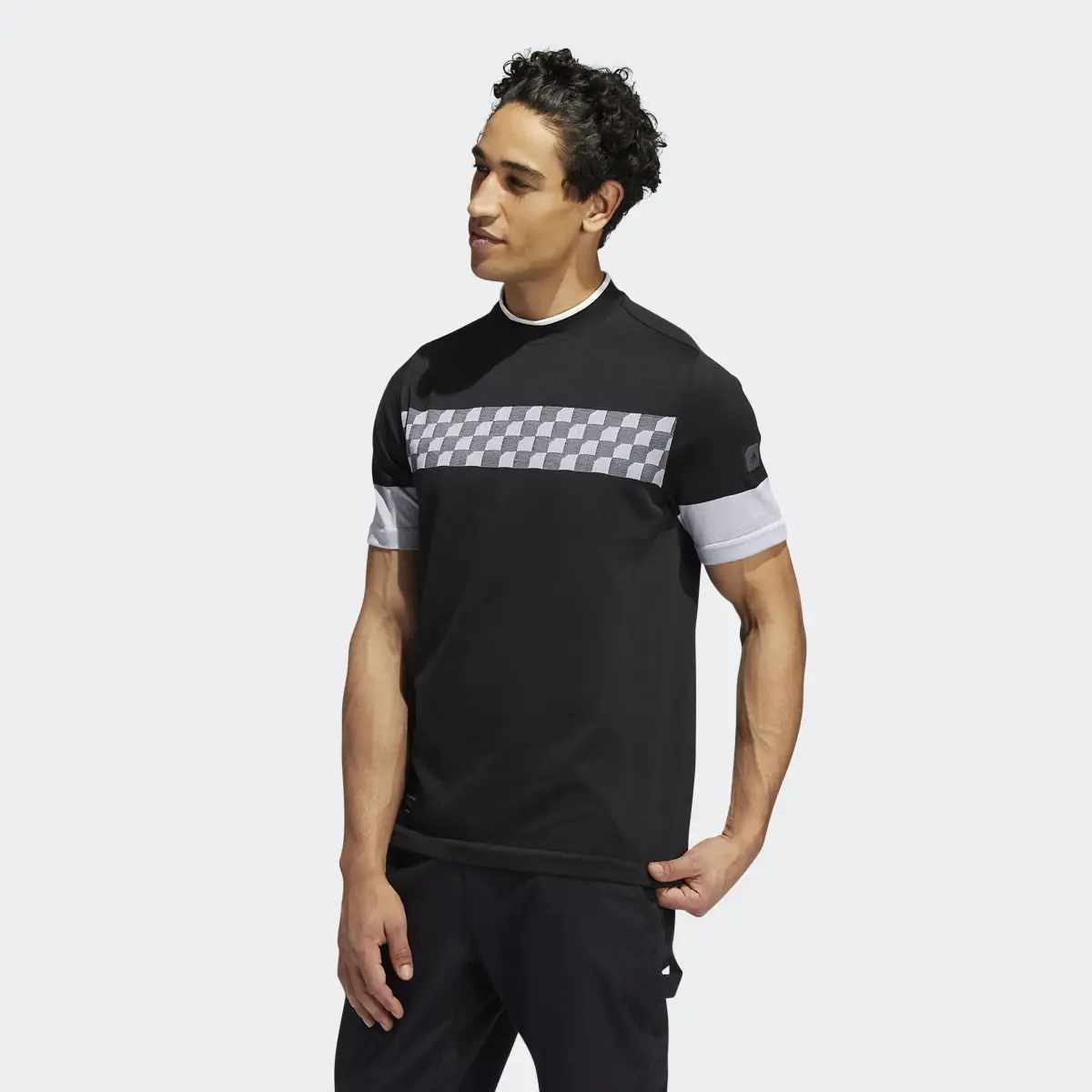 Adidas Adicross Checkered Polo. 2