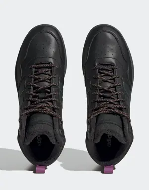 Adidas Hoops 3.0 Mid Lifestyle Basketball Classic Fur Lining Winterized Shoes. 3