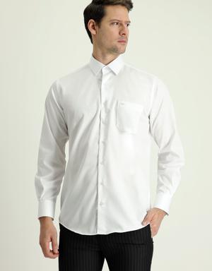 Uzun Kol Non Iron Klasik Pamuklu Gömlek