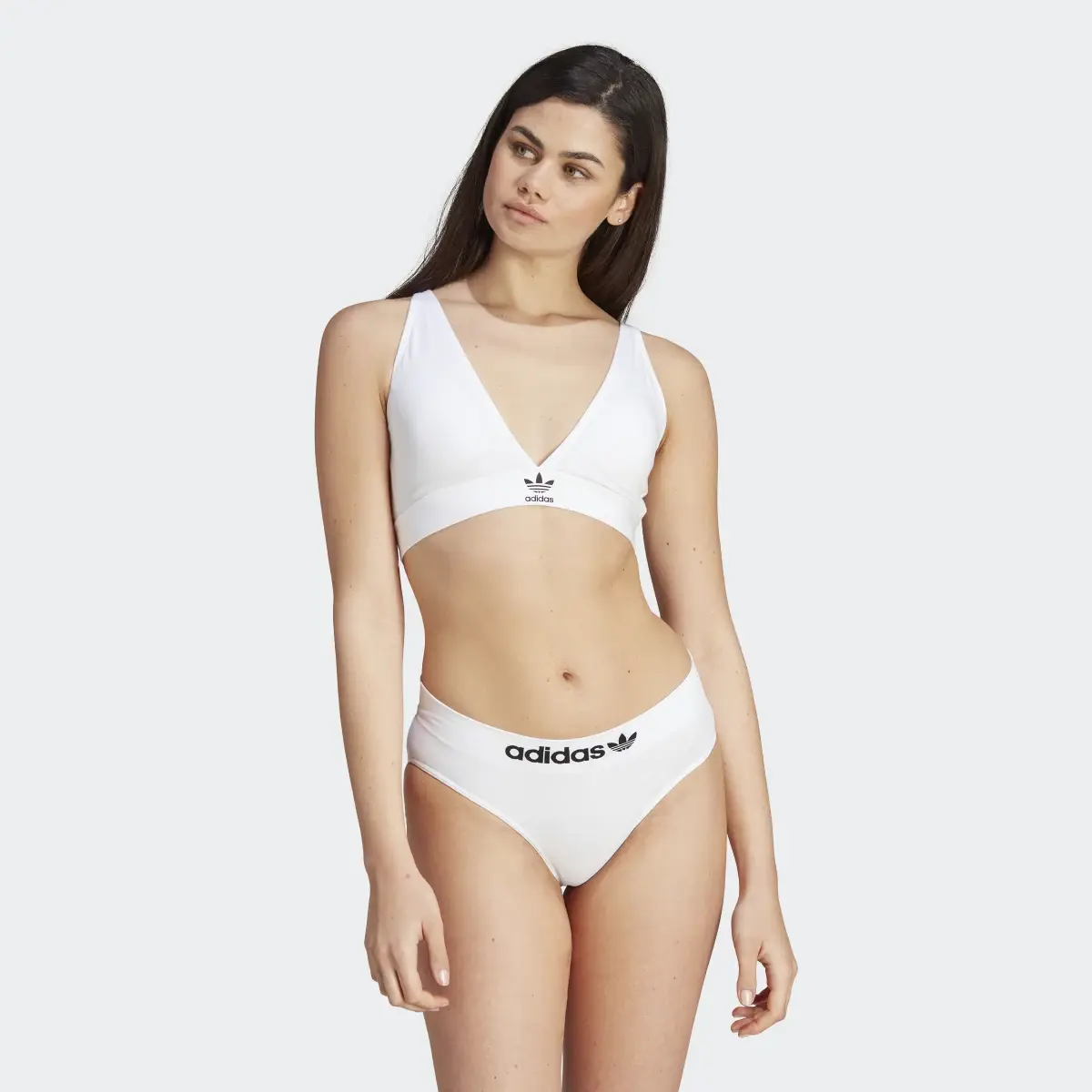 Adidas Adicolor Comfort Flex Cotton Bralette Underwear. 2