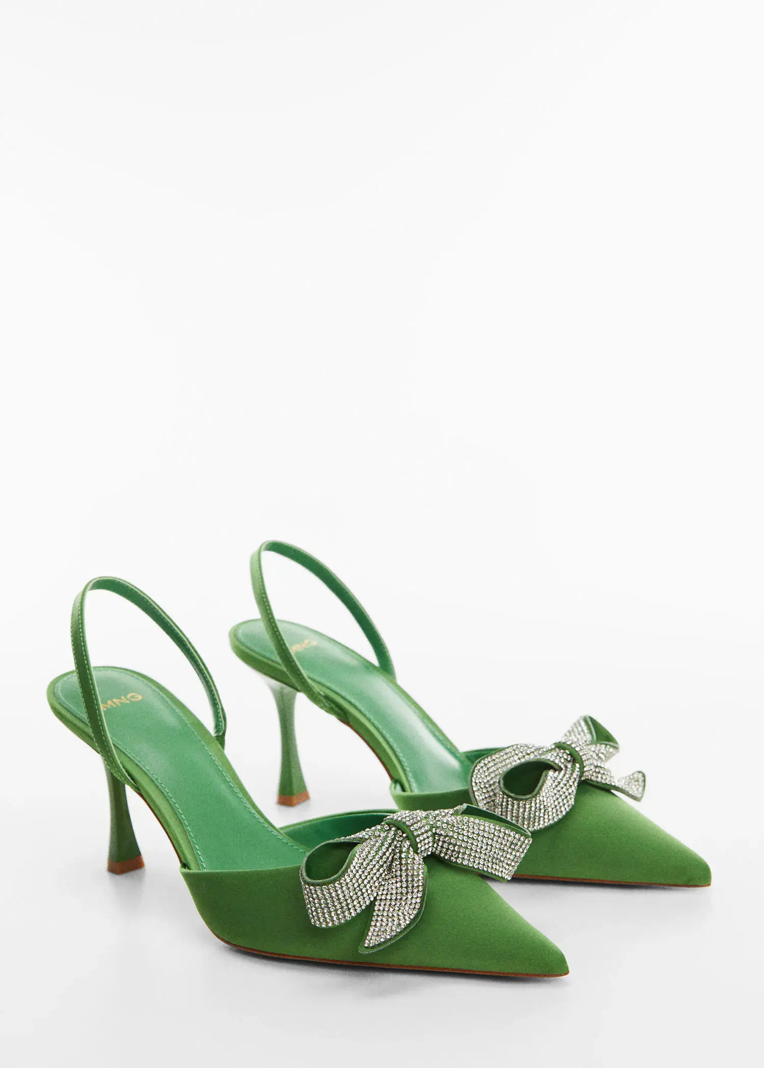 Mango Bow-heeled shoes. 1