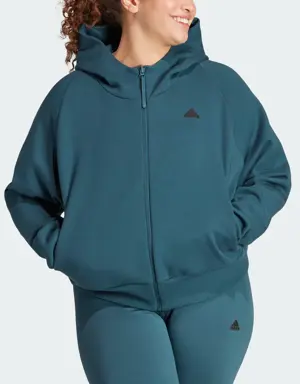 Adidas Z.N.E. Full-Zip Hoodie (Plus Size)