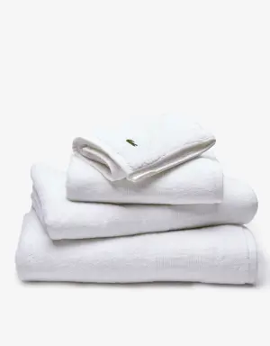 Pleated Details Cotton L Lecroco Towel