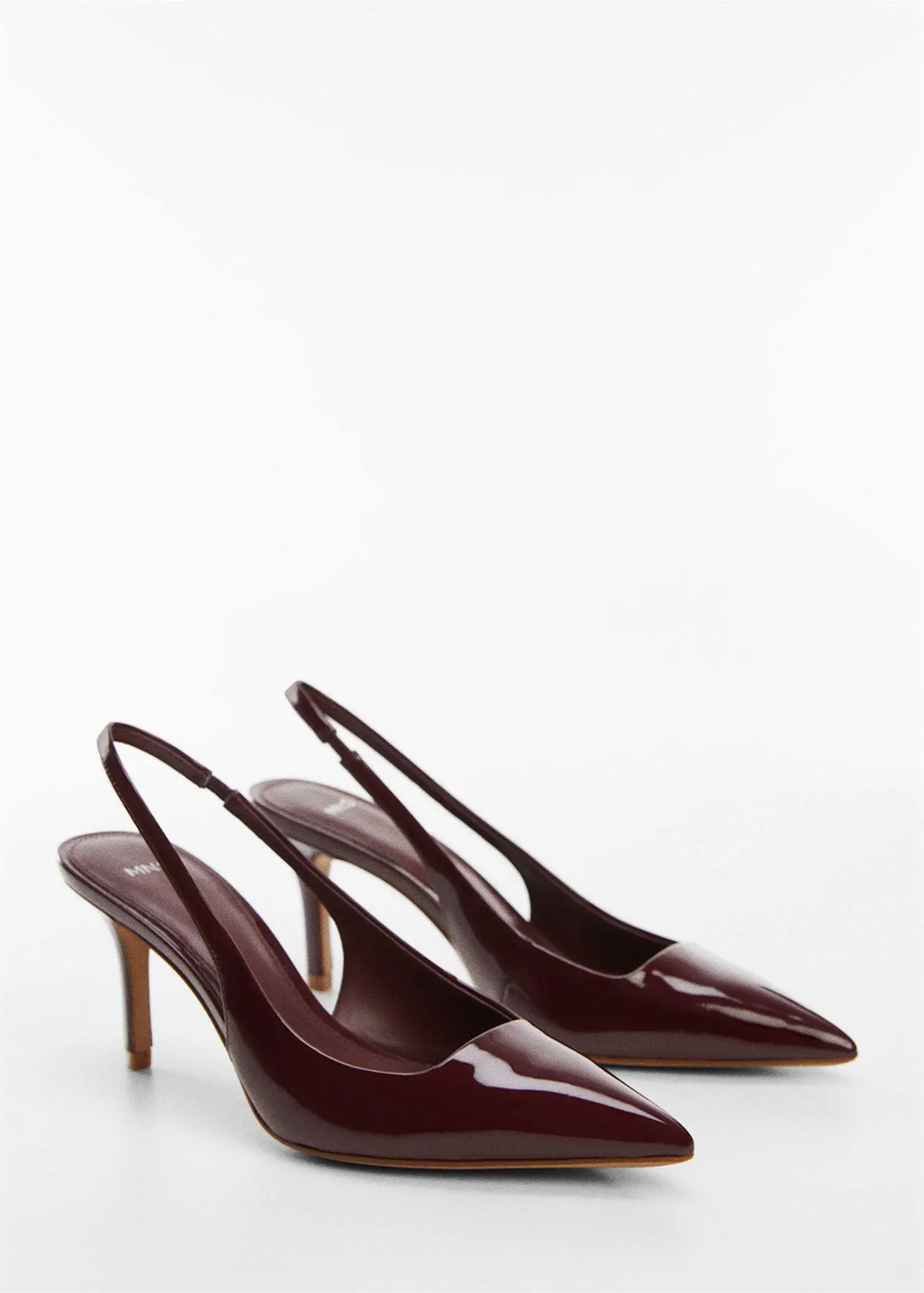Mango Pointed-toe heeled shoes . 3