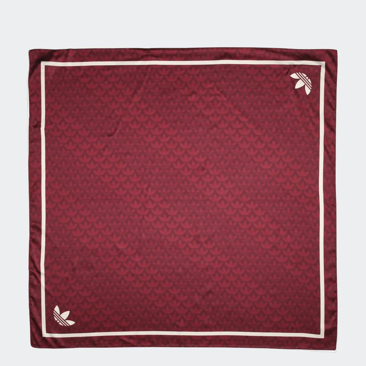 Adidas Trefoil Jacquard Monogram Head Scarf. 1