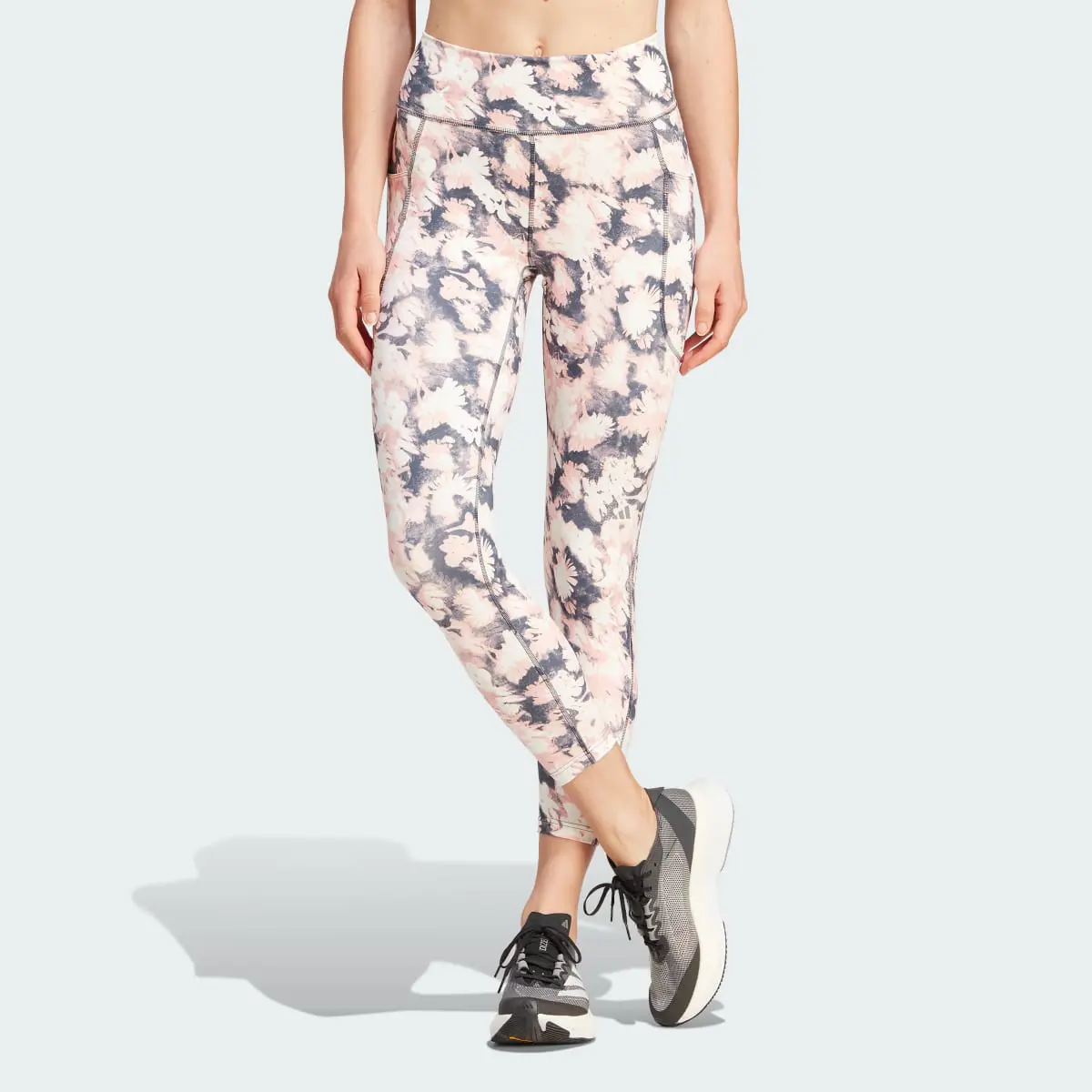 Adidas DailyRun Printed 7/8 Leggings. 1